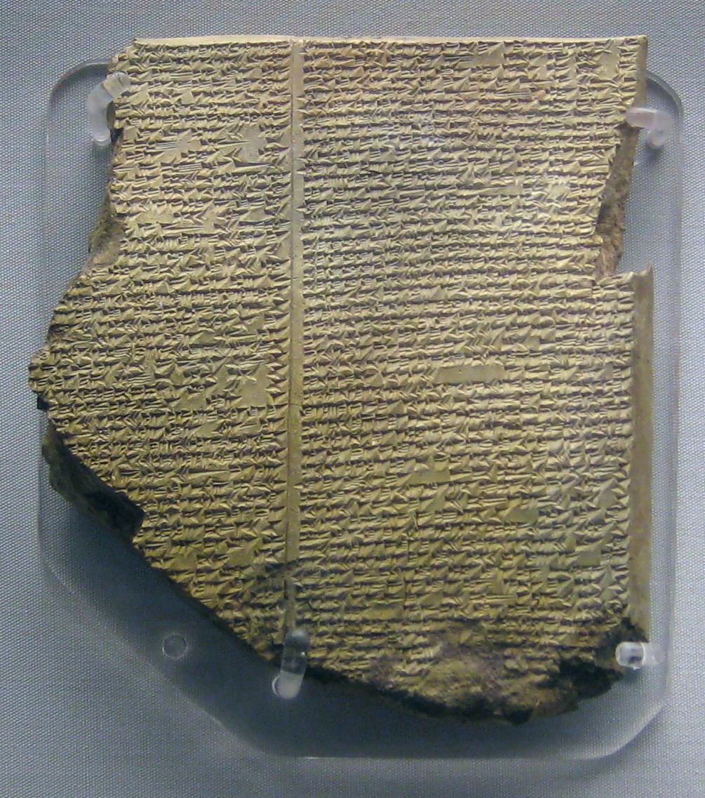 The Flood Tablet, cuneiform clay tablet, British Museum