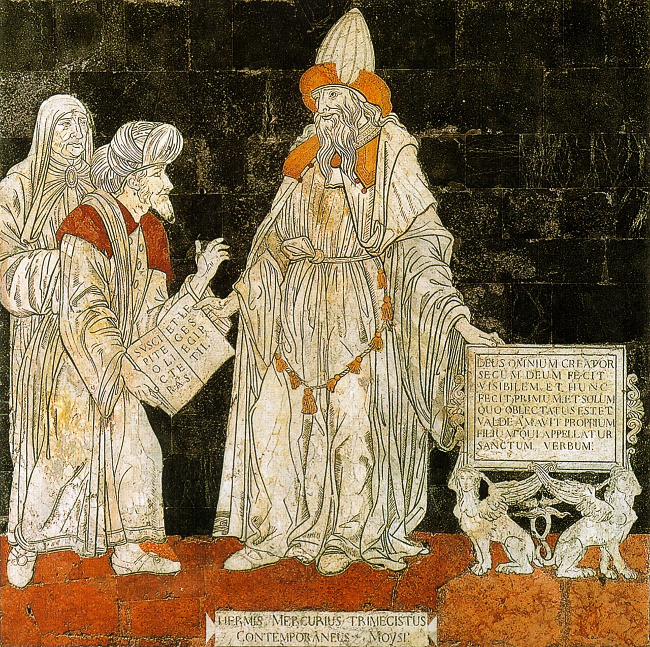 Hermes Trismegistus floor mosaic, Siena Cathedral