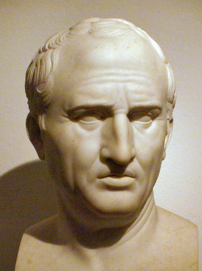 Bust of Marcus Tullius Cicero, Roman marble