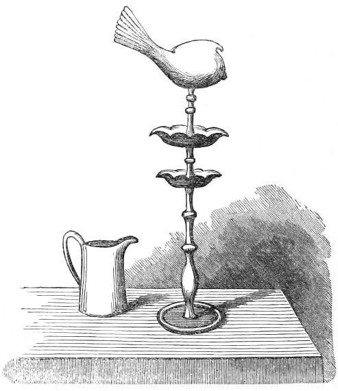 Melek Taus, the Peacock Angel, 19th century engraving