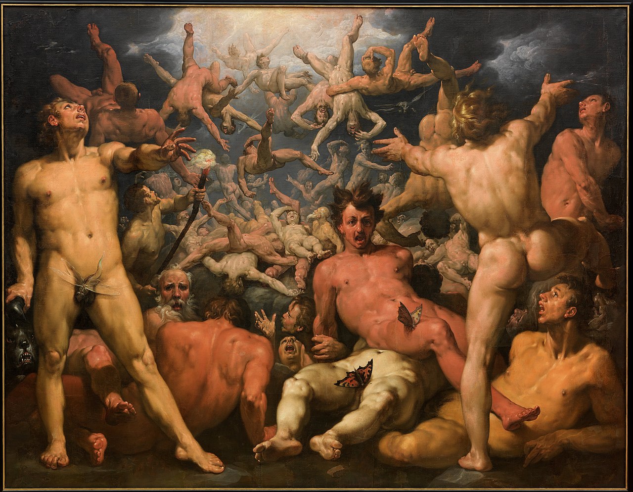The Fall of the Titans by Cornelis Cornelisz. van Haarlem, 1588