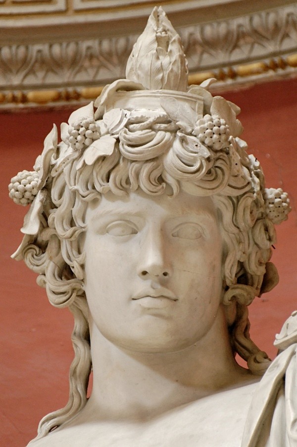 Antinous as Dionysus statue