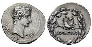 Coinage of Emperor Augustus with his Rising Sign of Capricorn