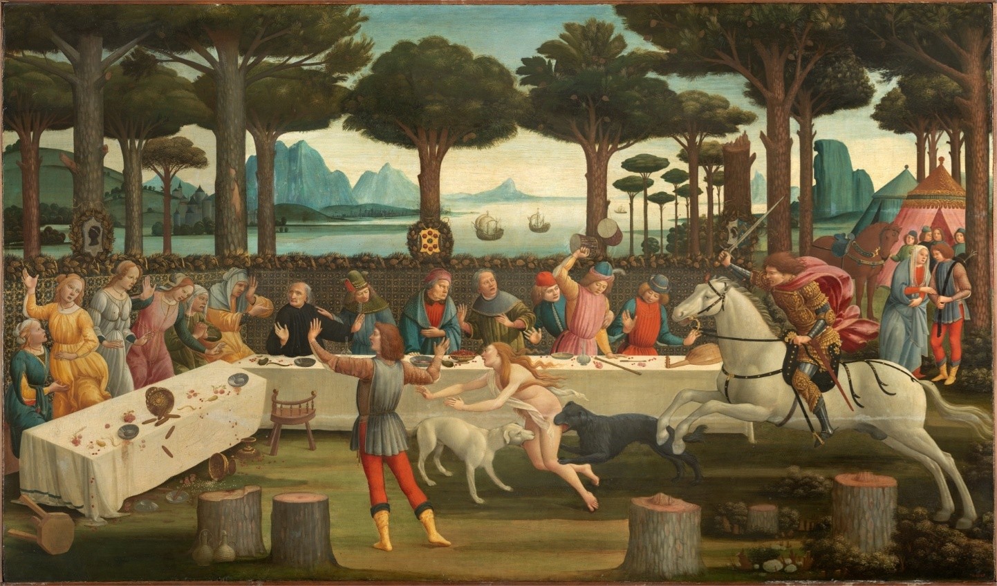 The Banquet in the Pine Forest, Sandro Botticelli