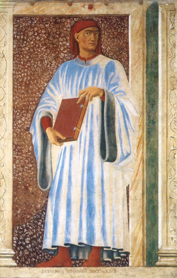 Painting ‘Lord Giovanni Boccaccio’, by Andrea del Castagno