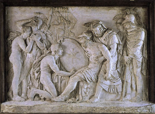 painting Death of Epaminondas