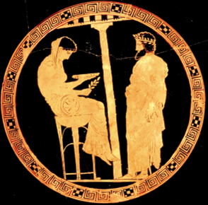 Delphic Oracle vase