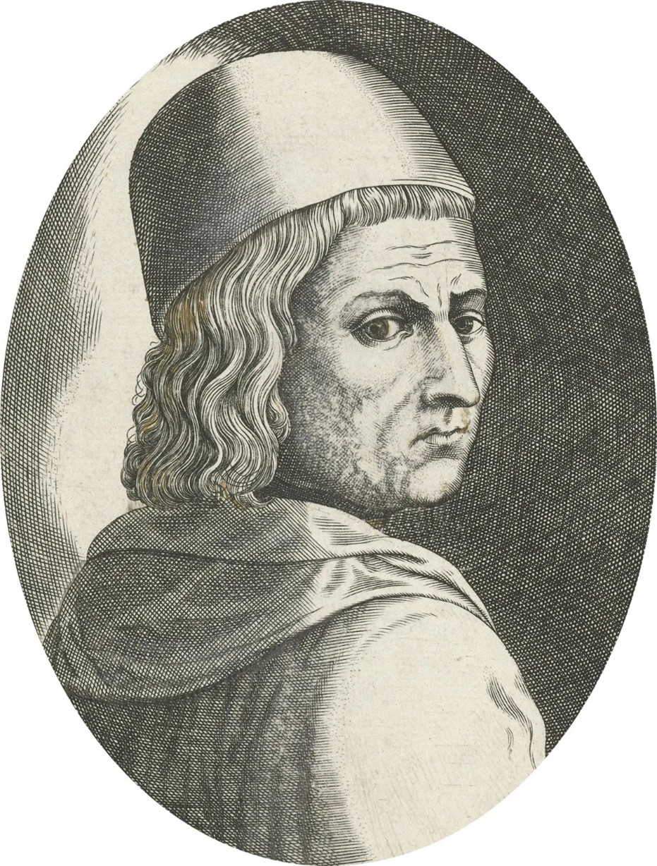 Woodcut of Marsilio Ficino
