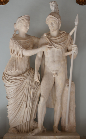 Marcus Aurelius as Mars and Faustina as Venus