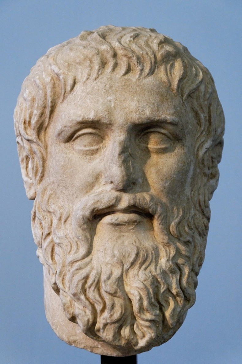Roman copy of Silanion’s head of Plato made for the Academy