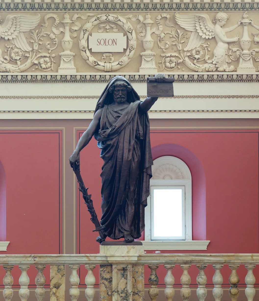 Solon, statue in the Library of Congress's Thomas Jefferson Building, Washington, D.C.