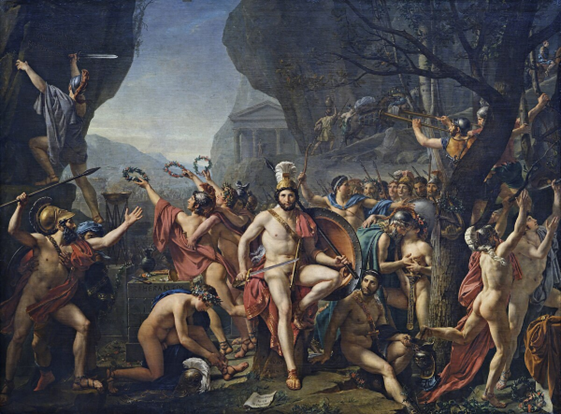Thermopylae, Jacques-Louis David